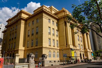 Cultural Center Building at Liberty Square in Belo Horizonte, Brazil