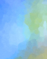 Watercolor painted background. Abstract Illustration wallpaper. Brush stroked painting. 2D Illustration.