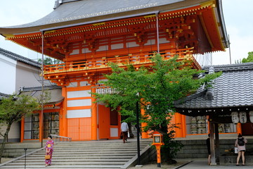 Kyoto Japan - Yasaka Shrine entrance gate