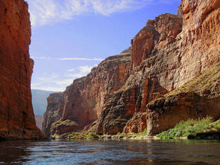 Fototapeta na wymiar grand canyon river rafting