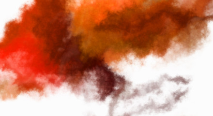 Watercolor painted background. Abstract Illustration wallpaper. Brush stroked painting. 2D Illustration.