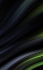 Colorful smooth lines on black background. Liquid and fluid vibrant color waves flowing in the dark. Graphic illustration for wallpaper, banner, background, card, book, cover, poster, banner, brochure