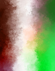 Fototapeta premium Brushed Painted Abstract Background. Brush stroked painting. Artistic vibrant and colorful wallpaper.