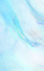 Watercolor abstract painting with pastel colors. Soft color painted illustration of calming composition for poster, wall art, banner, card, book cover or packaging. Modern brush strokes painting.