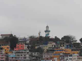 Obraz premium GUAYAQUIL, ECUADOR. CERRO SANTA ANA