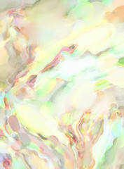 Obraz na płótnie Canvas Modern art painting. Artistic watercolored backdrop material. Unique watercolor random pattern. Creative abstraction. Digital texture wallpaper. 2d illustration.
