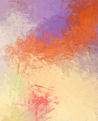 Brushed Painted Abstract Background. Brush stroked painting. Artistic vibrant and colorful wallpaper..