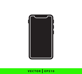Smart phone icon vector flat style illustration