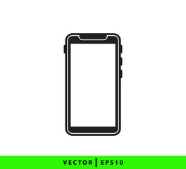 Smart phone icon vector flat style illustration