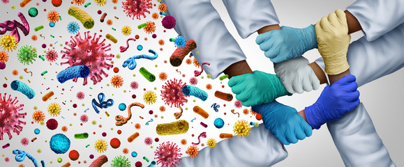 Medical Workers Stopping Disease