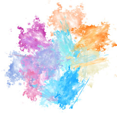 Brushed Painted Abstract Background. Brush stroked painting. Strokes of paint. 2D Illustration.