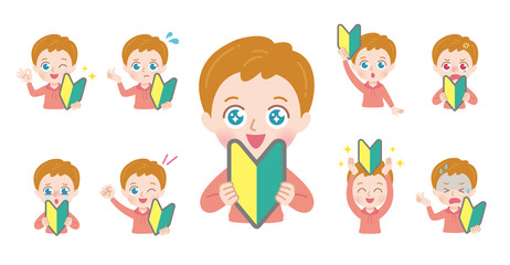 cute type boy_beginner sign