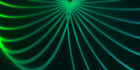 Naklejka premium Neon colorful abstract design of light waves. Digital background with neon light glowing effect. Bright rays wallpaper.