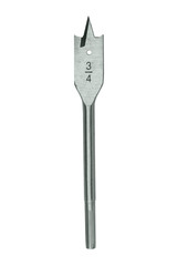 Flat Drill for drilling wood isolated in white background