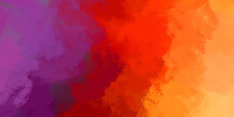 Abstract background of colorful brush strokes. Brushed vibrant wallpaper. Painted artistic creation. Unique and creative illustration.
