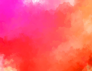 Abstract background of colorful brush strokes. Brushed vibrant wallpaper. Painted artistic creation. Unique and creative illustration.