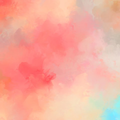 Painted composition with vibrant brush strokes. Textured colorful painting. Paint brushed wallpaper.