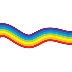 rainbow  vector background illusration  template