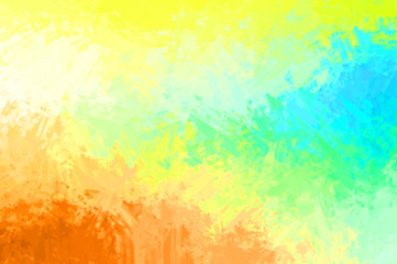 Artistic abstract background. Texture painted wallpaper. Creative illustration with strokes of paint. Brush pattern painting.