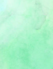 Watercolor abstract painting with pastel colors. Soft color painted illustration of calming composition for poster, wall art, banner, card, book cover or packaging. Modern brush strokes painting.