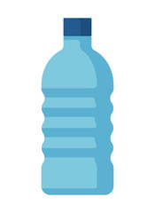 Fototapeta premium Pet bottle color vector icon illustration