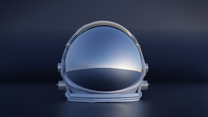 astronaut helmet on stage background © dottedyeti