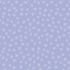 Forget-me-not flowers. floral vector seamless pattern. blue textile repetitive background. continuous print. fabric swatch. wrapping paper. design element for decor, apparel, phone case. spring image