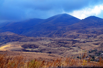 Naklejka premium Armenia Countryside from Vayk to Tatev