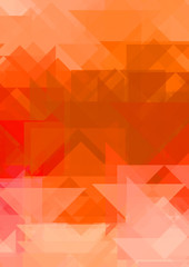 Obraz premium Overlapping design with triangles background. Abstract geometric wallpaper. Geometrical colorful triangular shapes.