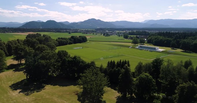 Drone video of NNC Brdo national football centre.