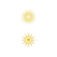  Sun Vector illustration Icon Logo Template