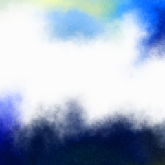 Obraz premium Watercolor painted background. Abstract Illustration wallpaper. Brush stroked painting. 2D Illustration.