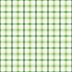 Seamless Tartan Vector Patterns, Light Yellow, Jade Green And Grass Green