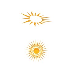  Sun Vector illustration Icon Logo Template