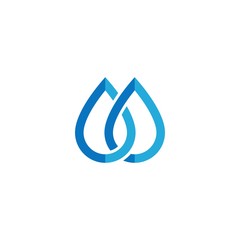 Water drop Logo Template vector