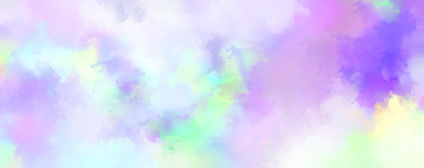 Abstract background of colorful brush strokes. Brushed vibrant wallpaper. Painted artistic creation. Unique and creative illustration.