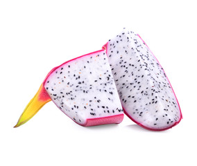 Dragon fruit isolated on white background