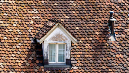 Dachansichten, Basel, Schweiz