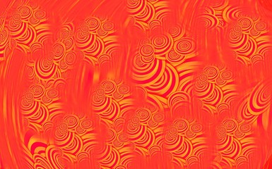 Red smooth blurred waves texture abstract elegant background. red shapes pattern	