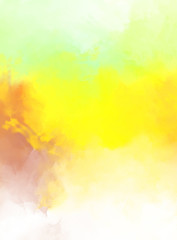 2D illustration of colorful brush strokes. Decorative texture painting. Vibrant paint pattern backdrop.