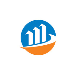 abstract financial logo , financial logo