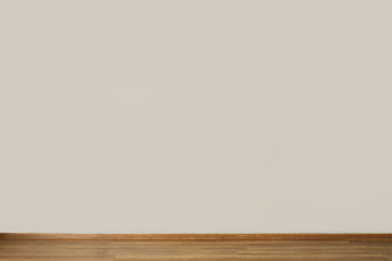 Light wall in empty room