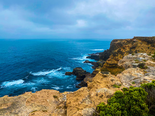 Fototapeta na wymiar ocean landscape with rocks
