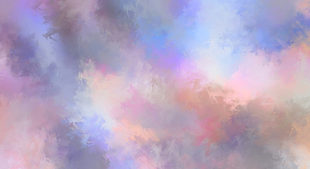 Abstract background of colorful brush strokes. Brushed vibrant wallpaper. Painted artistic creation. Unique and creative illustration.