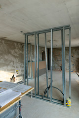 Modern Apartment Under Construction in Switzerland.