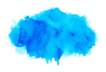 blue watercolor.