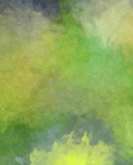 Watercolor painted background. Abstract Illustration wallpaper. Brush stroked painting. 2D Illustration.