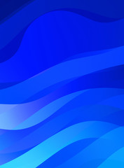 Abstract background. Colorful wavy design wallpaper. Creative graphic 2d illustration. Trendy fluid cover with dynamic shapes flow.