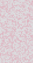 Abstract Color Halftone Dots generative art background illustration