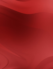 Fluid abstract background with colorful gradient. 2D illustration of modern movement.